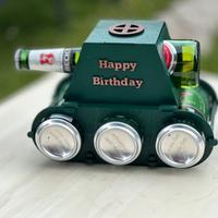 Carro armato per amanti della birra