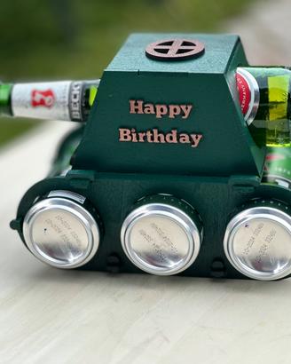 Carro armato per amanti della birra