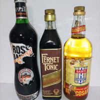 bottiglie liquore vintage 