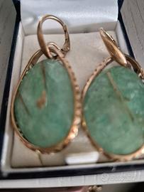 orecchini oro con clip