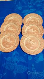 piattini ceramica inglese vintage