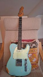 Chitarra elettrica Eko VT-380 Relic Daphne Blue