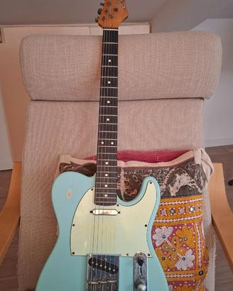 Chitarra elettrica Eko VT-380 Relic Daphne Blue