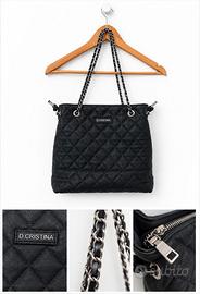 BORSA A SPALLA D.CRISTINA NERA