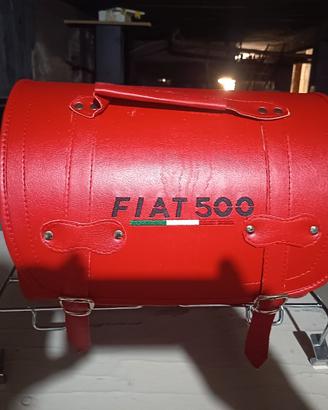 valigetta completa di staffa fiat cinquecento 