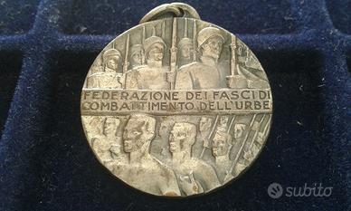 Medaglia Fasci Combattimento Roma Urbe 1941