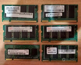 Ram DDR1 laptop (x6)