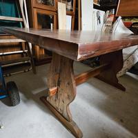 Tavolo in legno massello stile rustico/arte povera