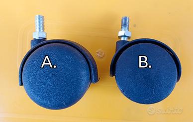 Ruote mobile carrello ecc.