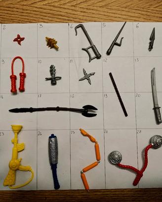 accessori armi ninja turtles TMNT 