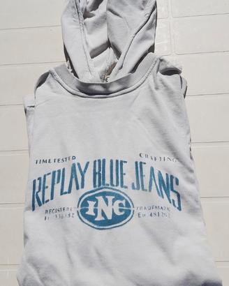 T-shirt vintage Replay con cappuccio