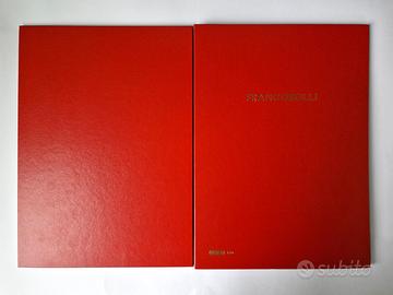 Classificatore A4 porta FRANCOBOLLI colore rosso