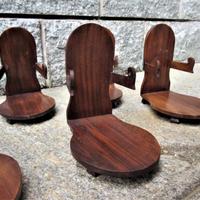 Set di 8 ufo divertenti fatti a mano da artigiano