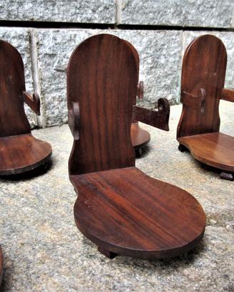 Set di 8 ufo divertenti fatti a mano da artigiano