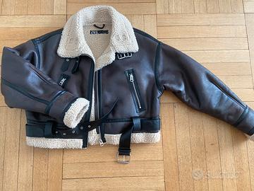 Giacca biker montone Zara
