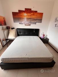 Letto contenitore con materasso