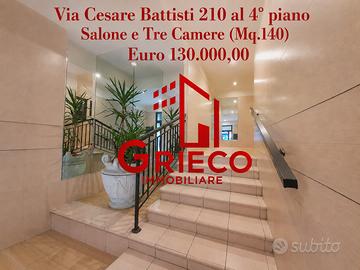 Via C.Battisti ad.Via O.Flacco ampio quadrilocale