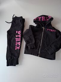 Tuta 2 pezzi bambina Pyrex con cerniera 3 anni 