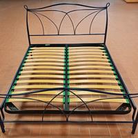 LETTO MATRIMONIALE DOIMO IN FERRO COLORE BLU