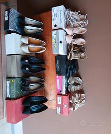 stock di scarpe da donna