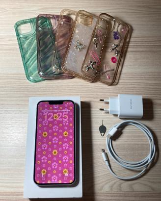 iPhone 14 256GB lilla – con accessori e 5 cover