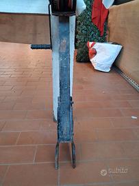 supporto con verricello manuale