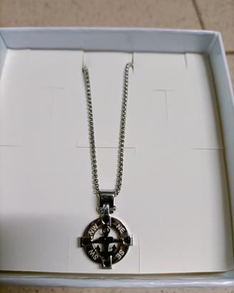 Collana uomo in acciaio 