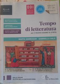 Libro scolastico "Tempo di letteratura" Vol.1
