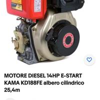 motore diesel Kama Europe avviamento elettrico 