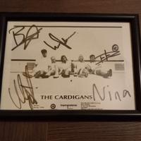 Autographed picture - The Cardigans (music band)