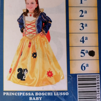 Vestito di carnevale Principessa dei boschi