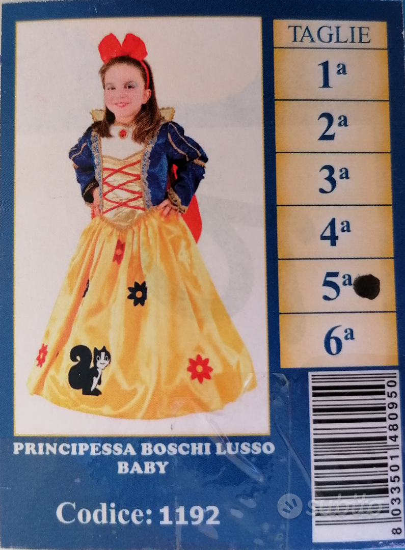 Vestito di carnevale Principessa dei boschi - Abbigliamento e Accessori In  vendita a Napoli