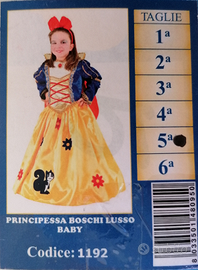 Vestito di carnevale Principessa dei boschi