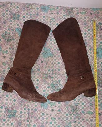 Stivali da donna scamosciati-cuoio tg 39