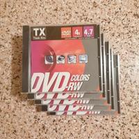DVD-RW 4.7 GB (confezione da 5 pezzi)