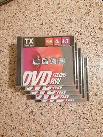 DVD-RW 4.7 GB (confezione da 5 pezzi)