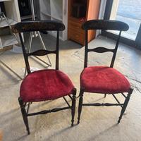 2 sedie Campanino chiavari fratelli levaggi