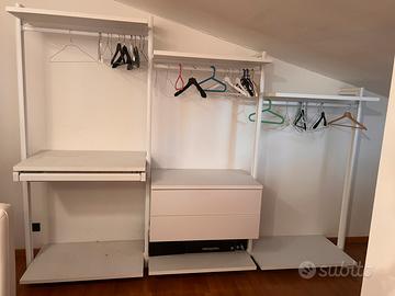 cabina armadio modulare completa