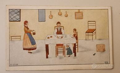 Cartolina 1929 Nastro Bianco annullo Mostra Rivolu