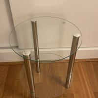 Tavolino in vetro
