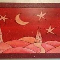 Quadro in legno dell'artista Mauro Salvetti 70X200