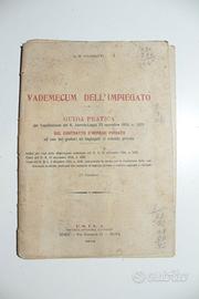 Libro 1924 diritto lavoro vademecum impiegato vint