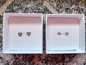2 Paia orecchini argento Fabiani Gioielli