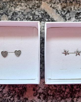 2 Paia orecchini argento Fabiani Gioielli