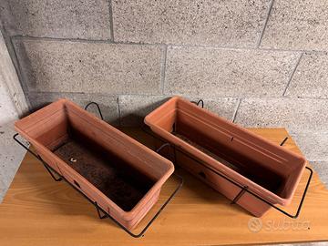 Portavasi (2) con vasi L50