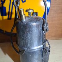 Lampada ad acetilene, carburo, miniera.