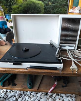 giradischi portatile anni 70