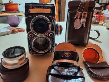 Rolleiflex planar 80 2.8 + accessori