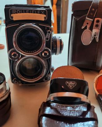Rolleiflex planar 80 2.8 + accessori