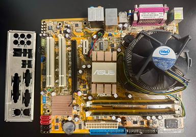 ASUS P5KPL-CM Scheda Madre + CPU Intel Q6600
